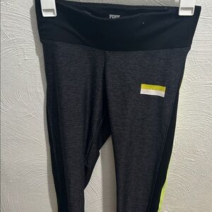 Pink Gray and Black Leggings